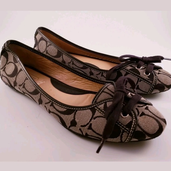 coach classic flats